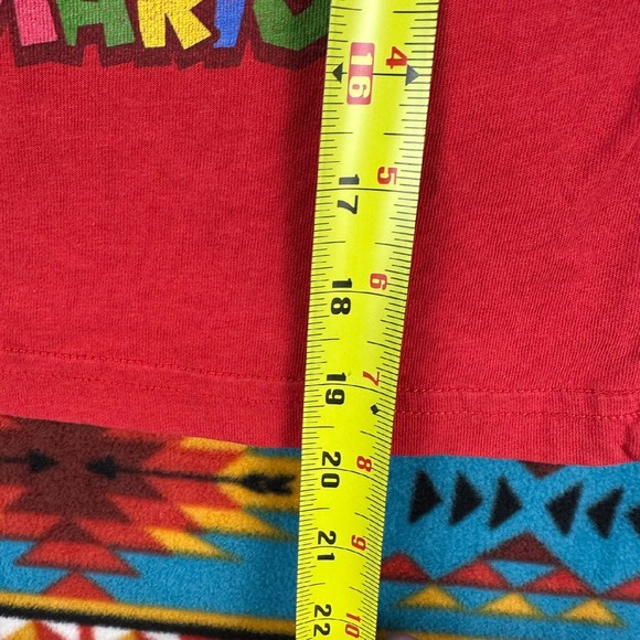 Super Mario Bros Graphic Print Tee Video‎ Game Characters Red Kids Size 7 - Picture 5 of 5